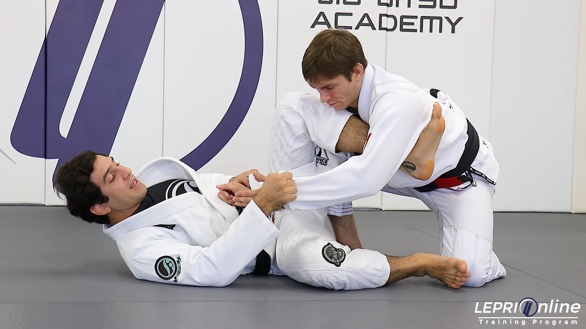 Lepri BJJ Online Training: Playing Guard to Sweep Using Half Lasso to Armba
