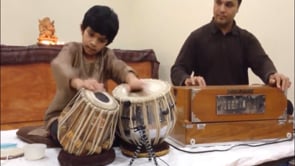 Little bird tabla drumming