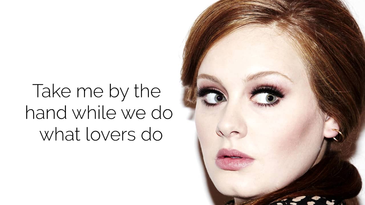 Adele - All I Ask Lyrics on Vimeo