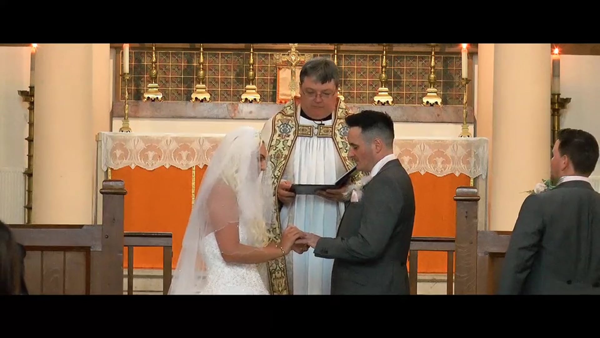 Church Wedding Ceremony - Edited Sample
