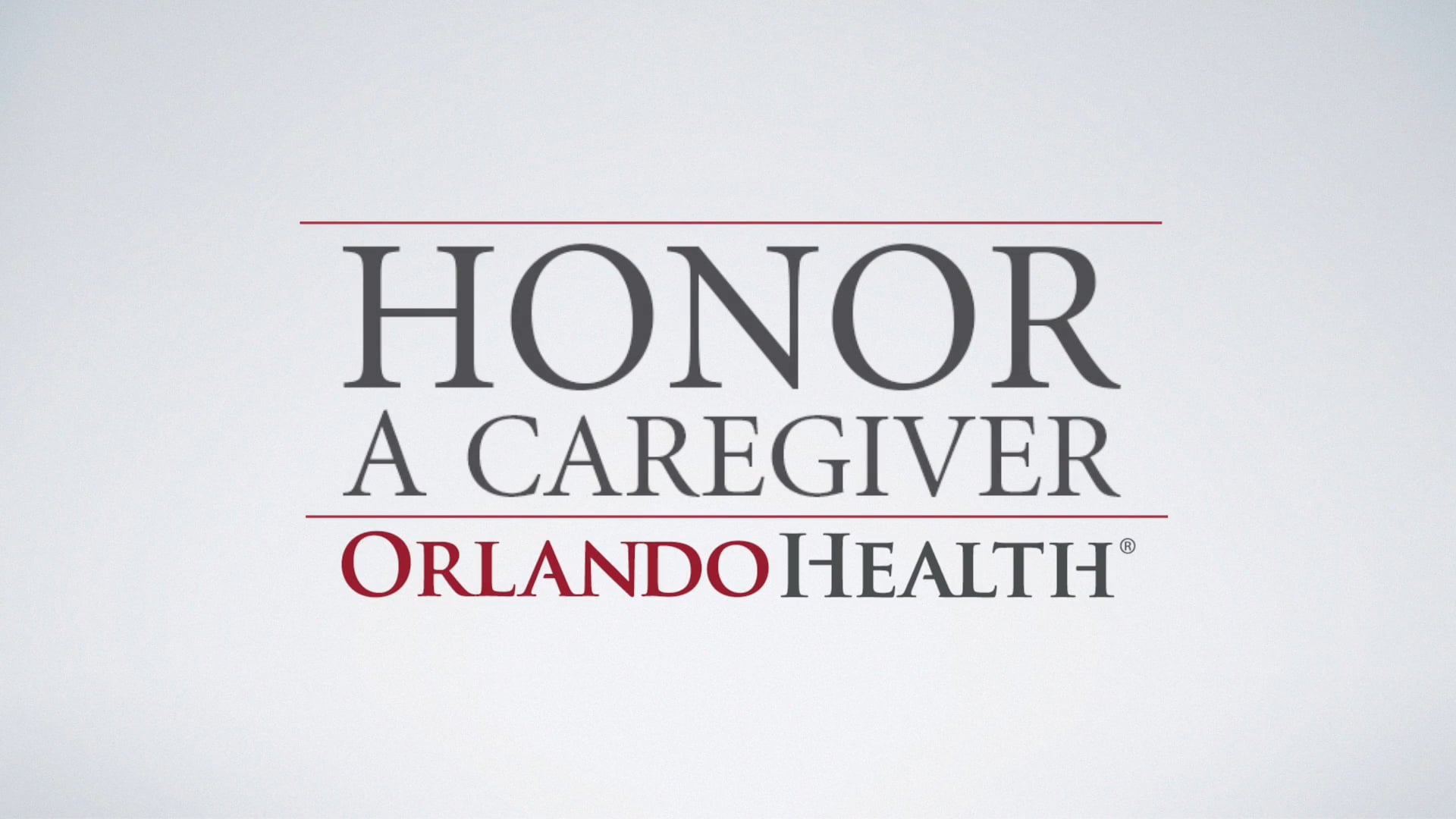 Honor A Caregiver Orlando Health