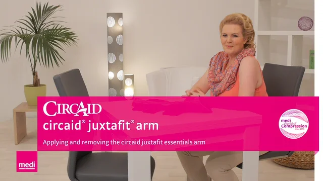 circaid® juxtafit® essentials arm donning and doffing instructions on Vimeo