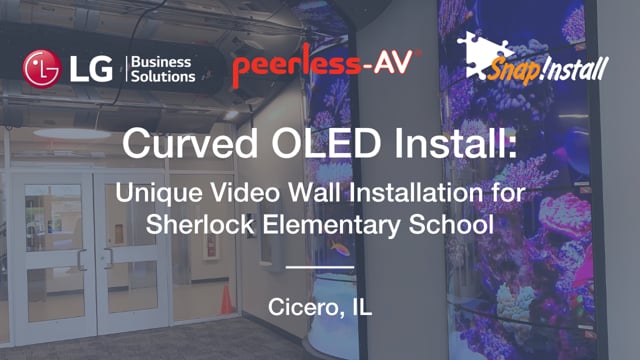 Engaging Digital Displays at the Newly-Built Sherlock Elementary School