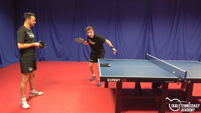 Disguising backspin and float serves