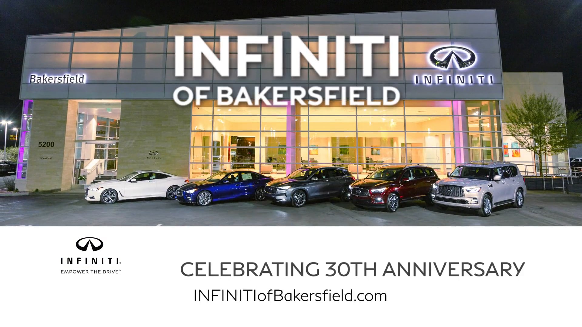 19107205 A&L Marketing Infiniti of Bakersfield 30th Anniversary on Vimeo