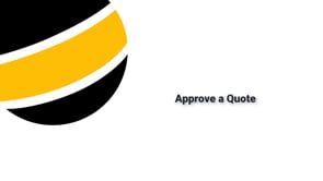 Approve a Quote