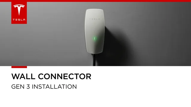 How To SAFELY Install a Tesla Wall Charger Connector