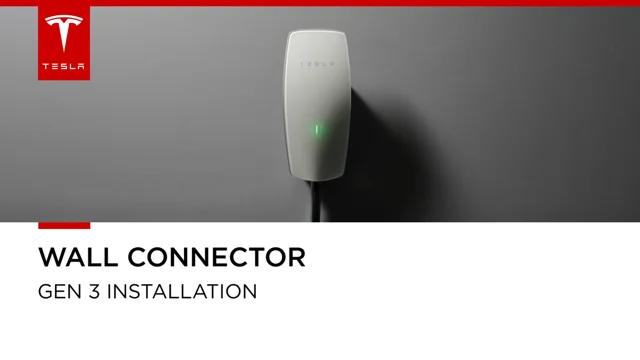 Test de la borne de recharge Tesla connecteur mural de 3e génération : Un  boitier design et compact - Guide de la Recharge VE