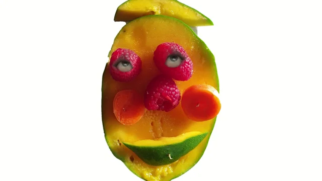 funny fruit faces