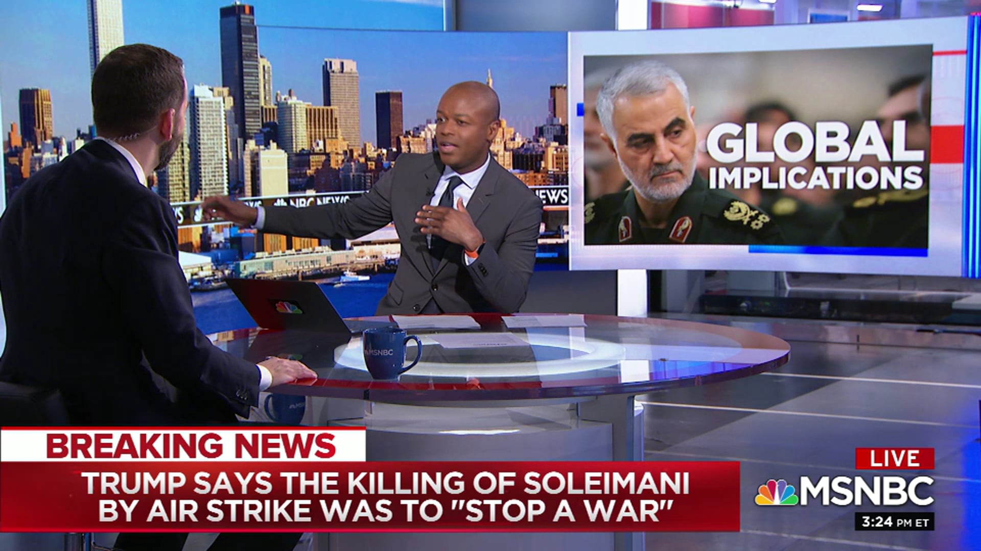 FP's editor in chief Jonathan Tepperman on MSNBC on January 4, 2020