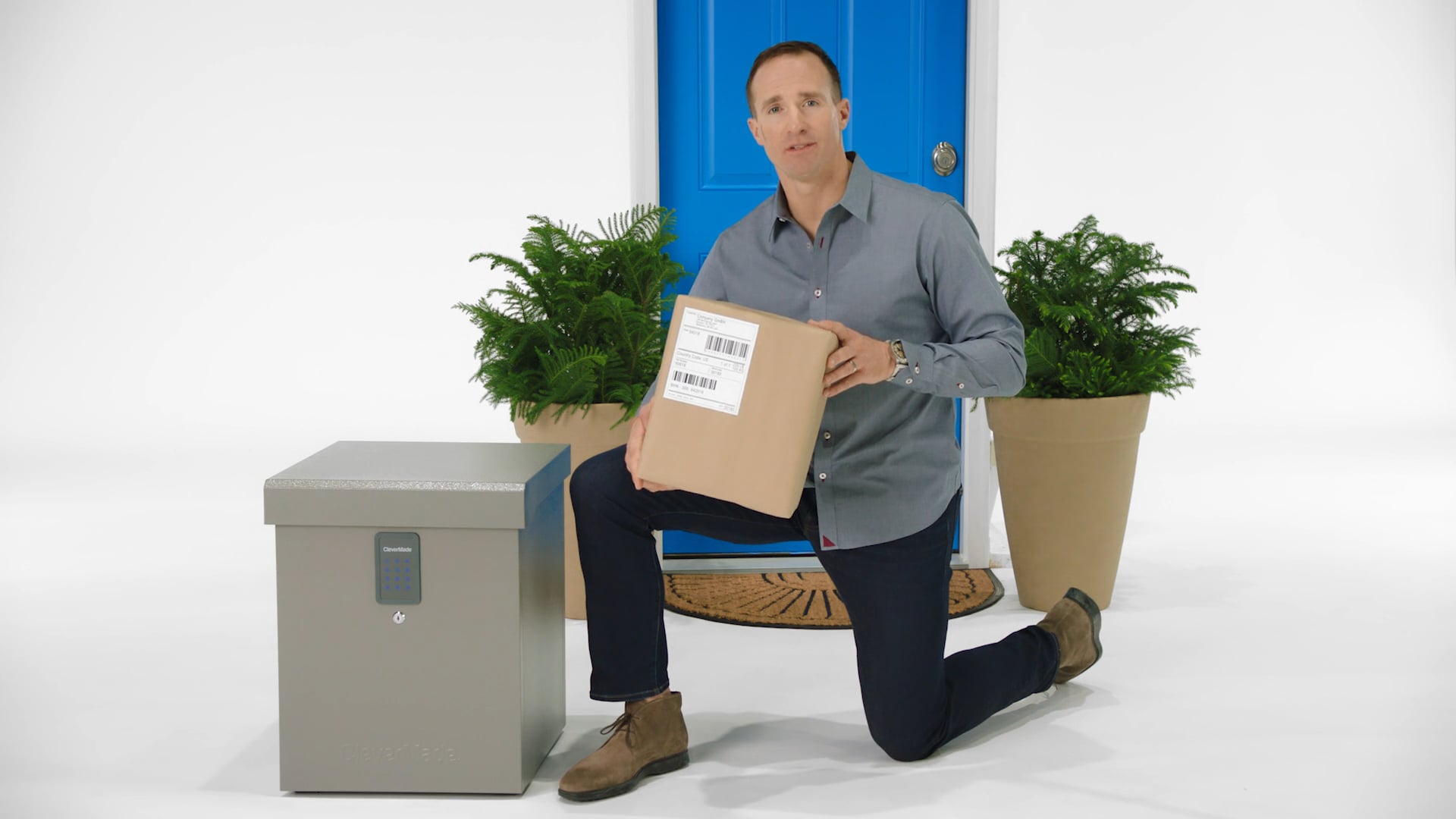 CleverMade® - Drew Brees & Lockbox :15 "Stop Porch Pirates On & Off The Field"