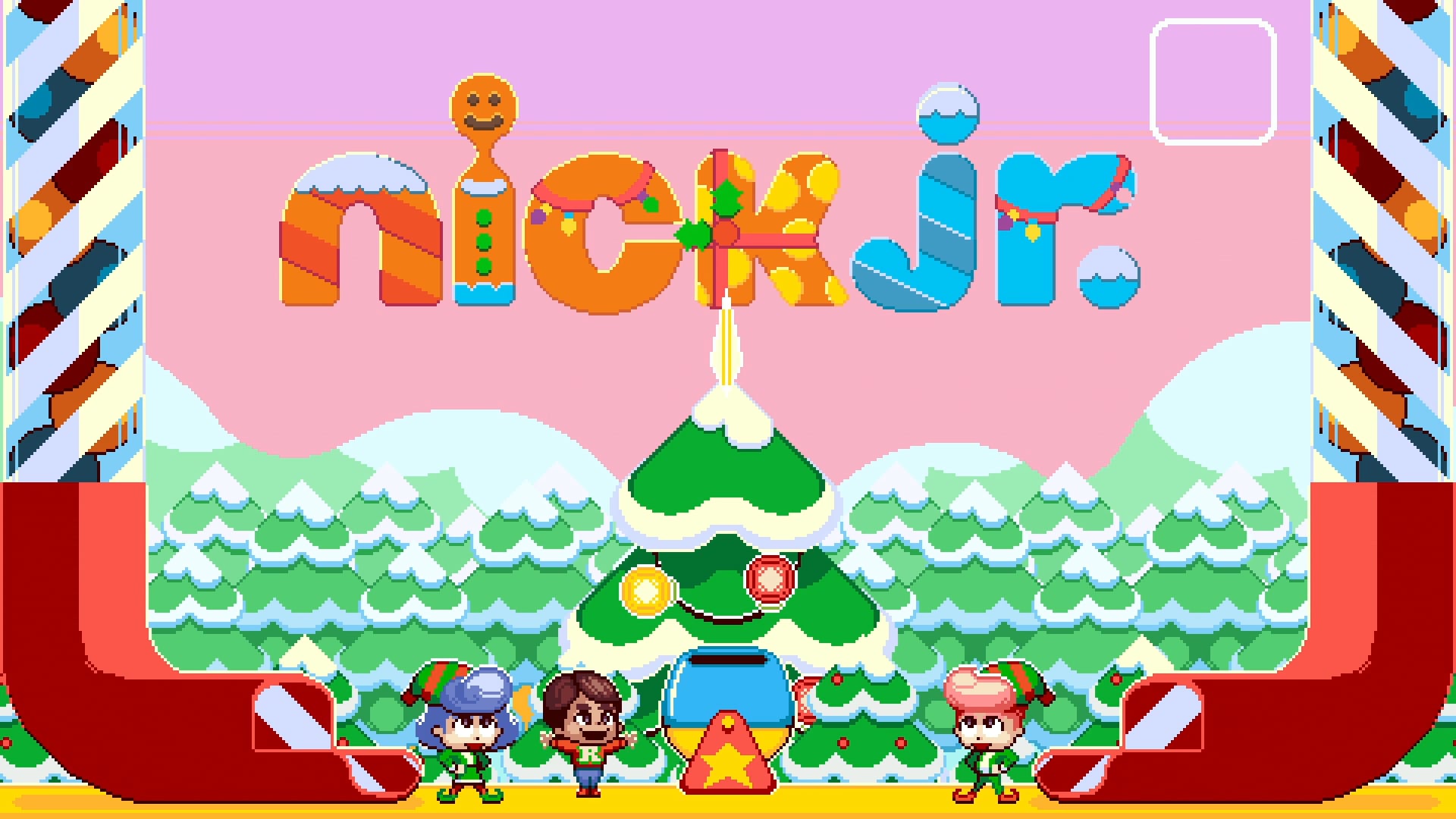 Nick Jr. Holiday 2019 - "Tree Decorate" Pixel Art Interstitial on Vimeo