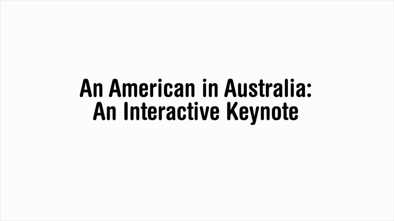 Ted Janusz Interactive Keynote in Australia