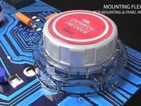 3D Product Rendering Touch Button Video