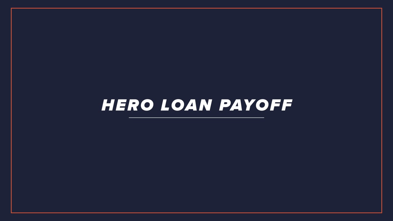 Secure One Capital - HERO Loan Payoff