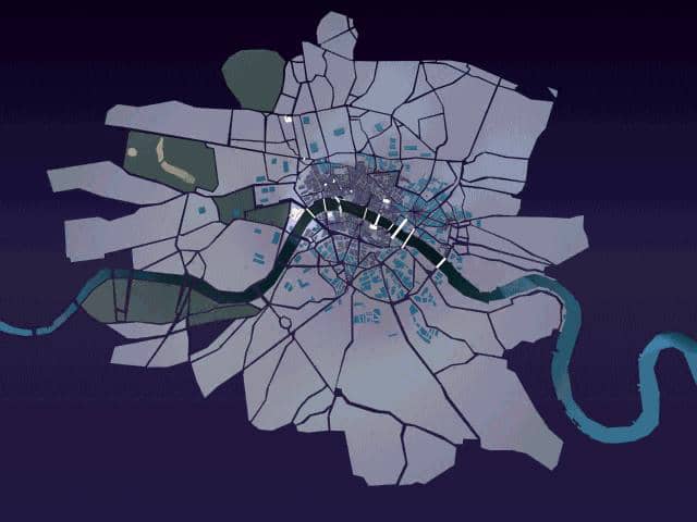 Habitable Bridge over the River Thames © Zaha Hadid Architects on Vimeo