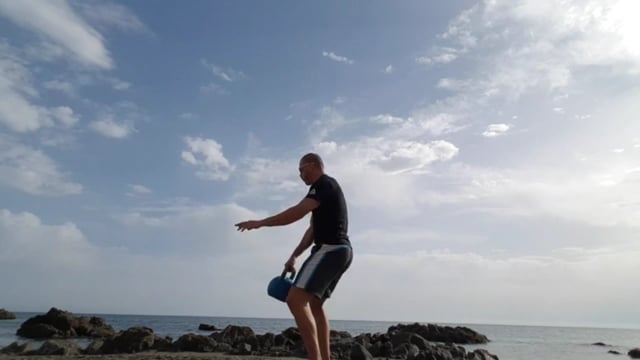 Beach best sale kettlebell workout