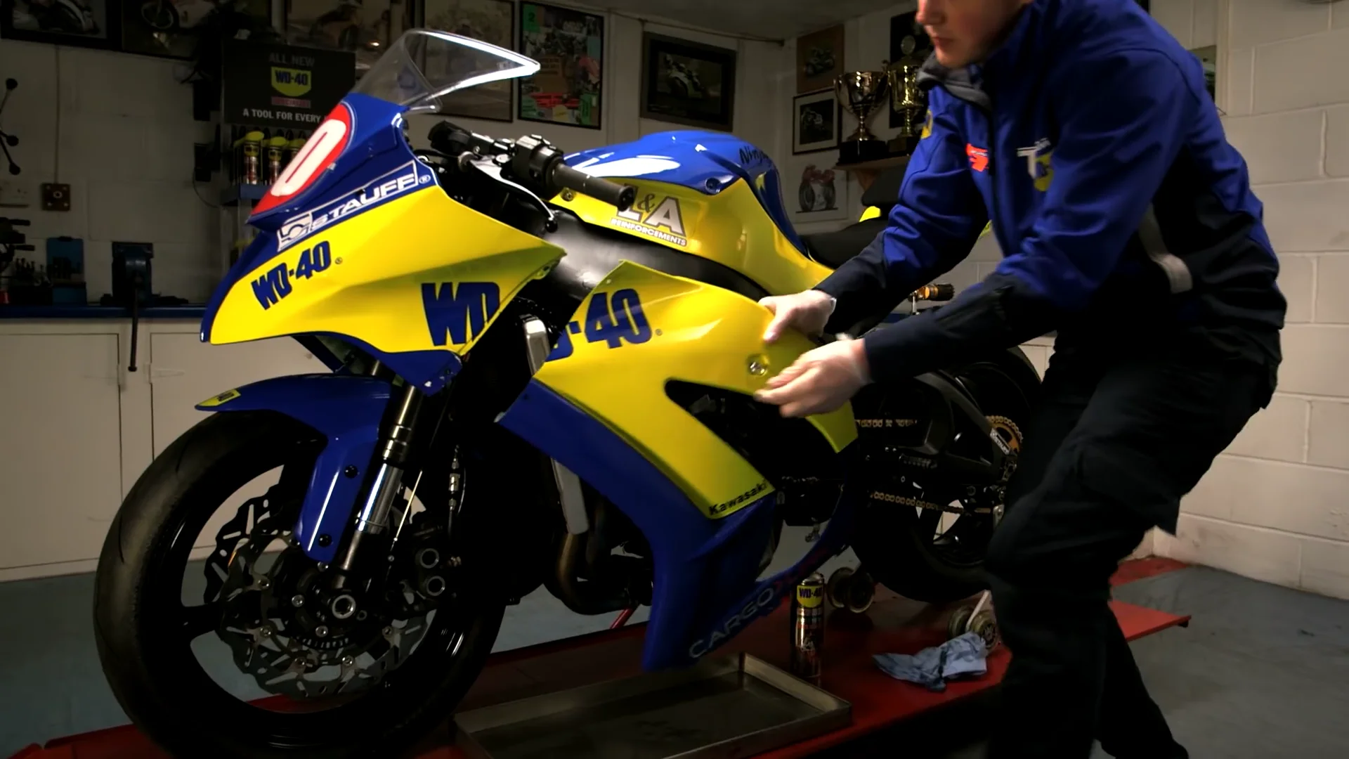 Wd40 best sale on motorcycle