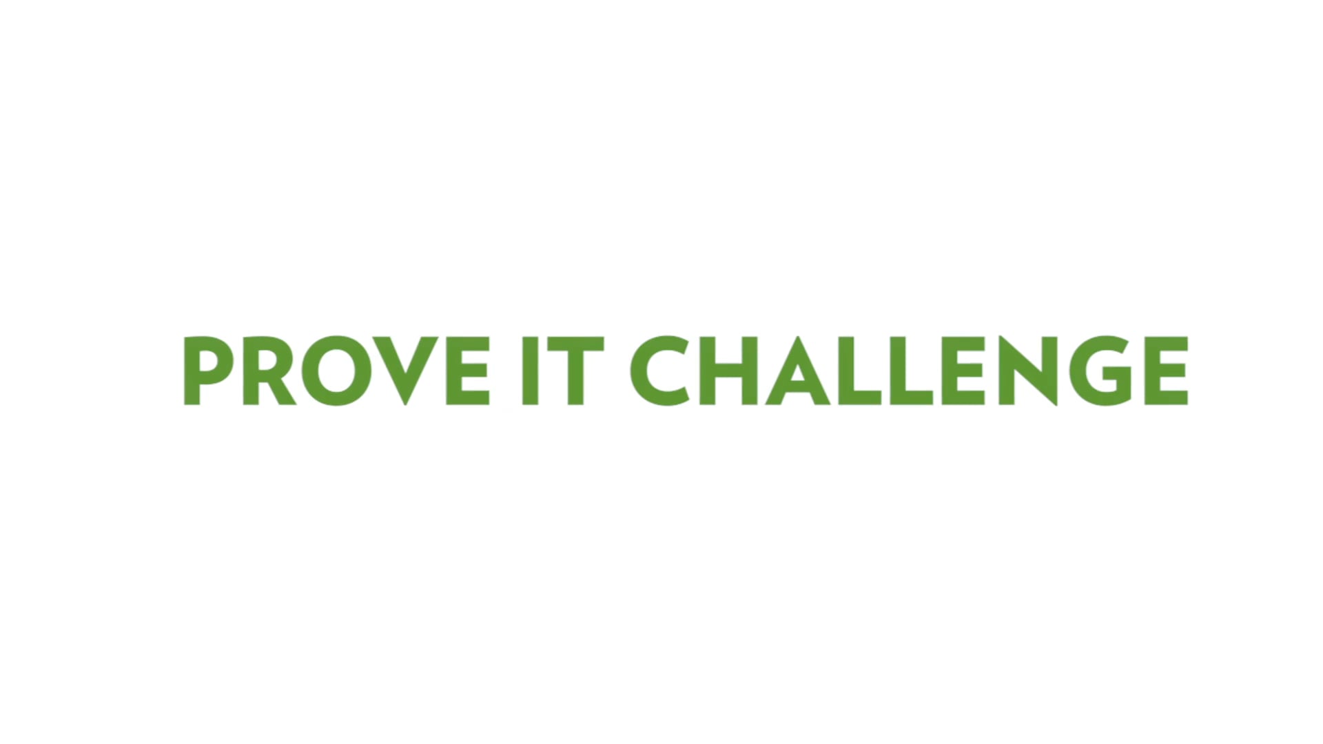 Shaklee 2020 "Prove It Now Challenge" Kickoff Video