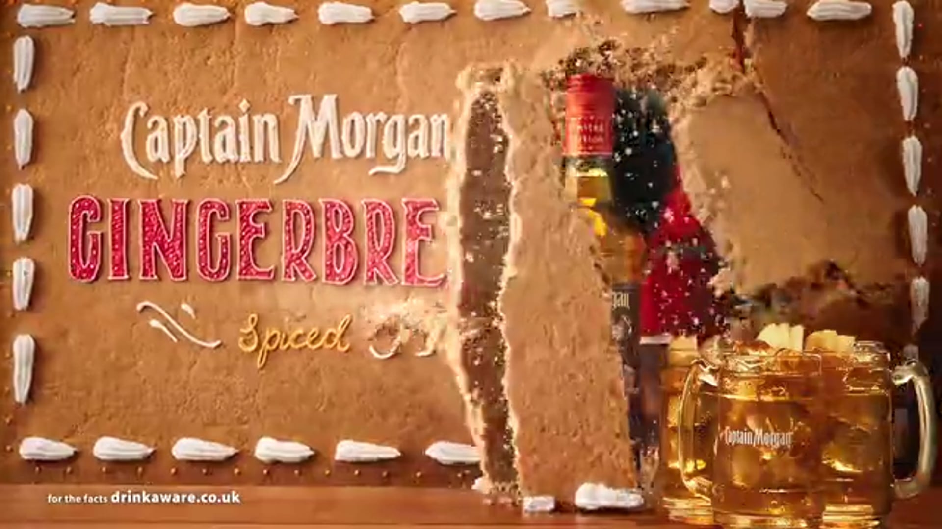 Captain Morgan Gingerbread Spiced Rum Tag