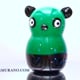 PANDAN Scultura panda vetro verde nero Video