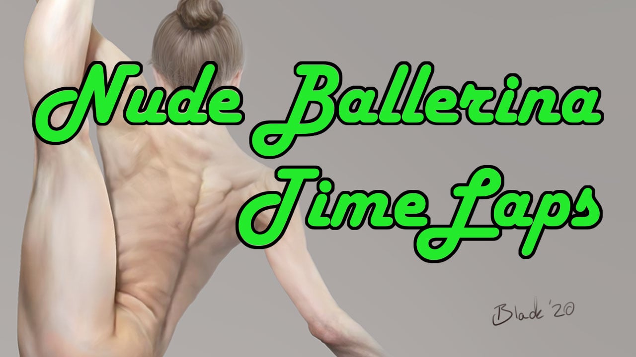 Nude Ballerina Illustration TimeLaps on Vimeo