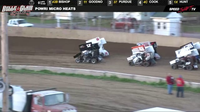 5-10-19 POWRi Engler Machine and Tool Micro Sprint League at Belle-Clair Speedway