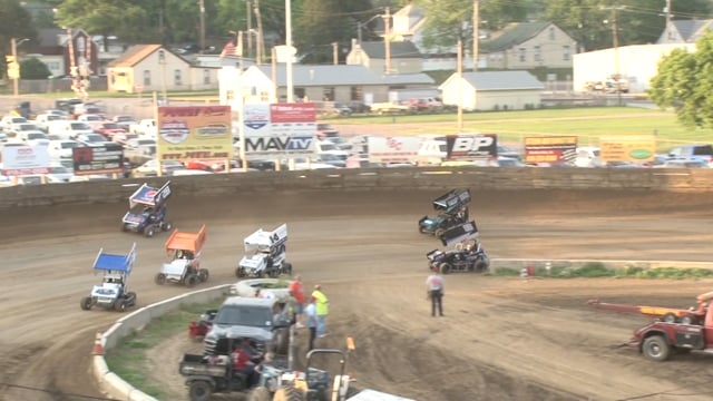 5-17-19 POWRi Engler Machine and Tool Micro Sprint League at Belle-Clair Speedway 