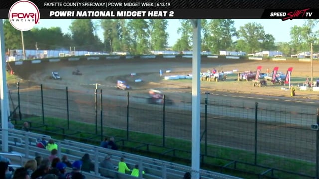 6-13-19 POWRi Lucas Oil National Midget League at Fayette County Speedway