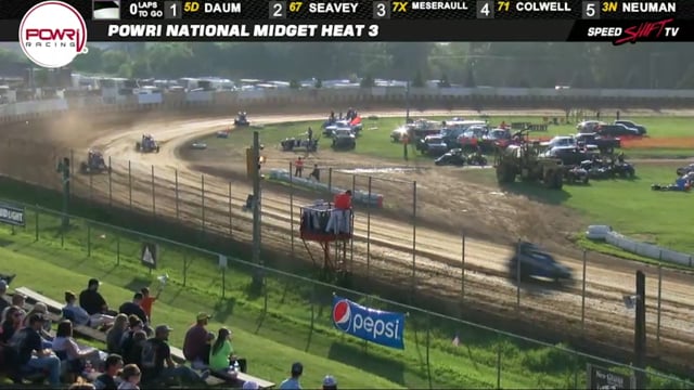7-7-19 POWRi Lucas OIl National Midget League at Angell Park Speedway