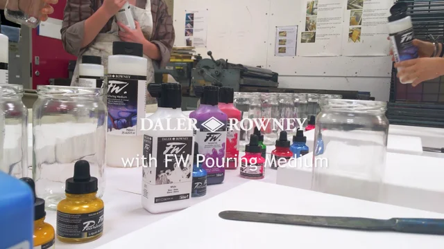 Daler-Rowney FW Acrylic Ink Pouring Medium Set
