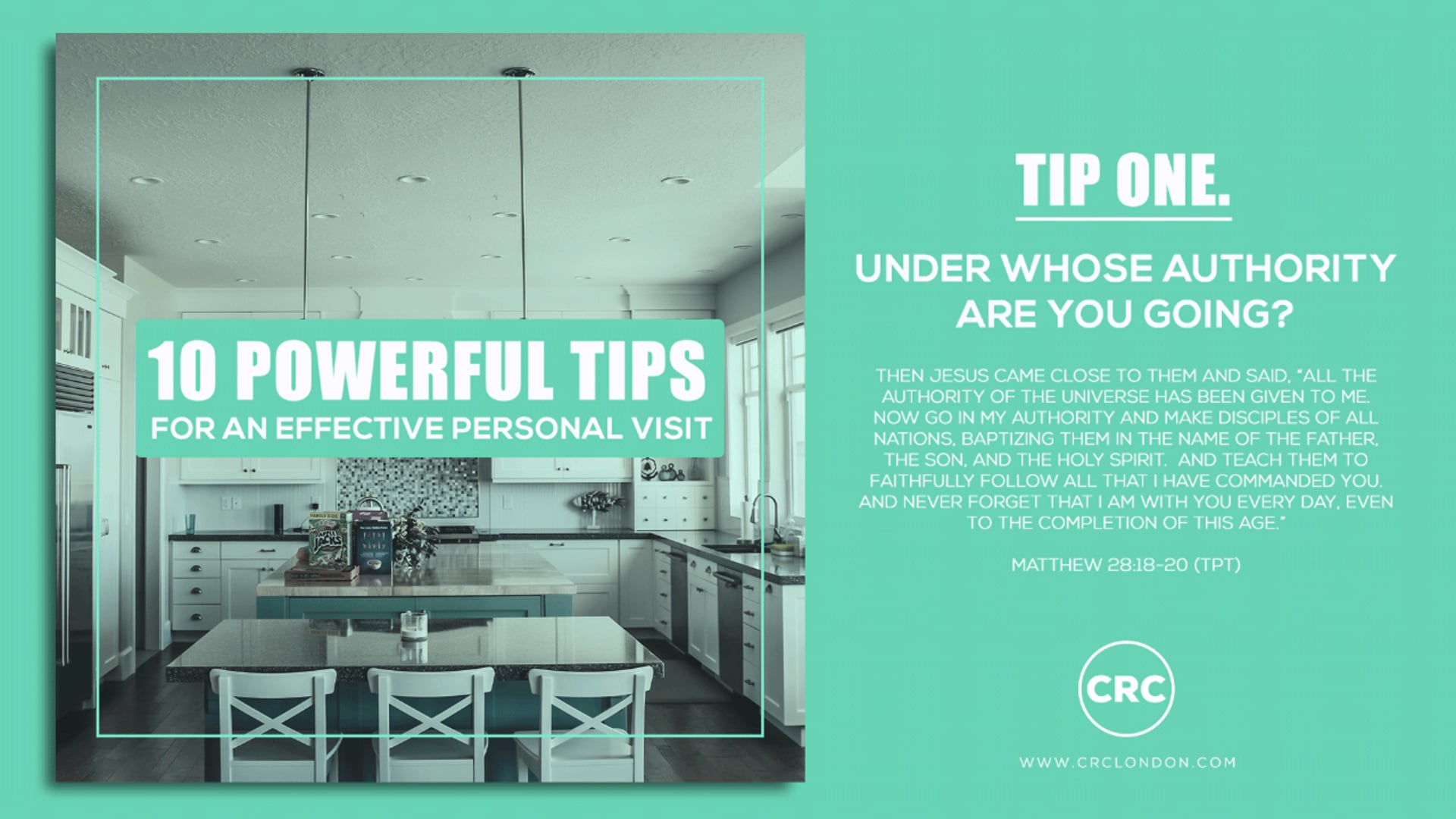 TIP 1 - UNDER WHOSE AUTHORITY ARE YOU GOING?