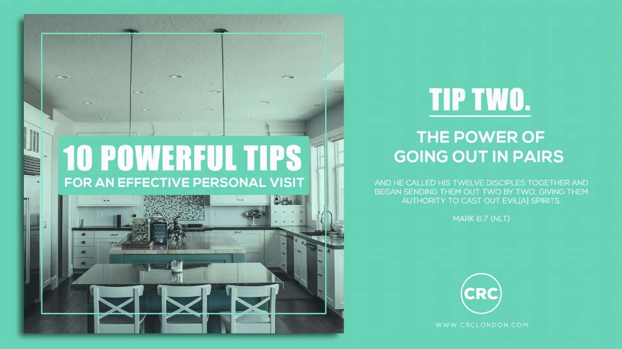 TIP 2 -  THE POWER OF GOING OUT IN PAIRS