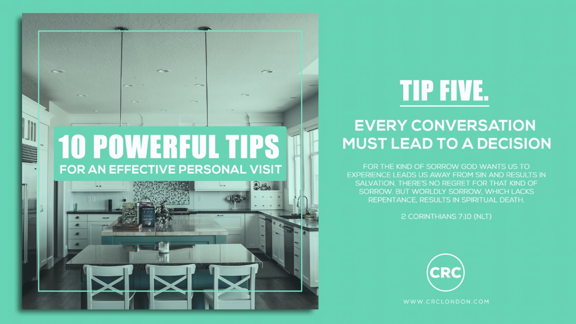 TIP 5 - EVERY CONVERSATION MUST LEAD TO A DECISION