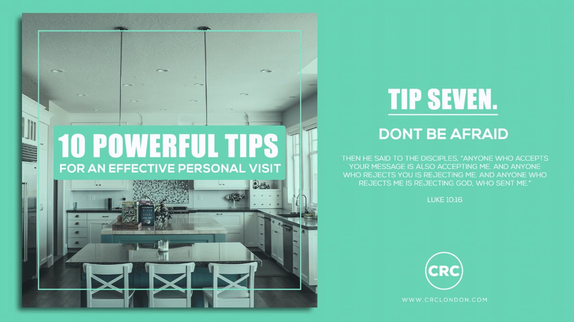 TIP 7 - DON'T BE AFRAID