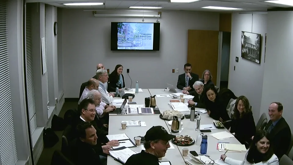 Chappaqua Hamlet Form Based Code Downtown Working Group Meeting 1/14/20