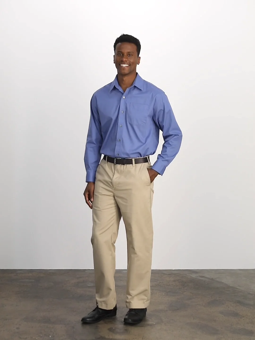 smile　　NORDISK WORK PANTS WIDE 46 OKAYTHXBYE Pinstripe Twin Front Pleats Wide-Leg Pants