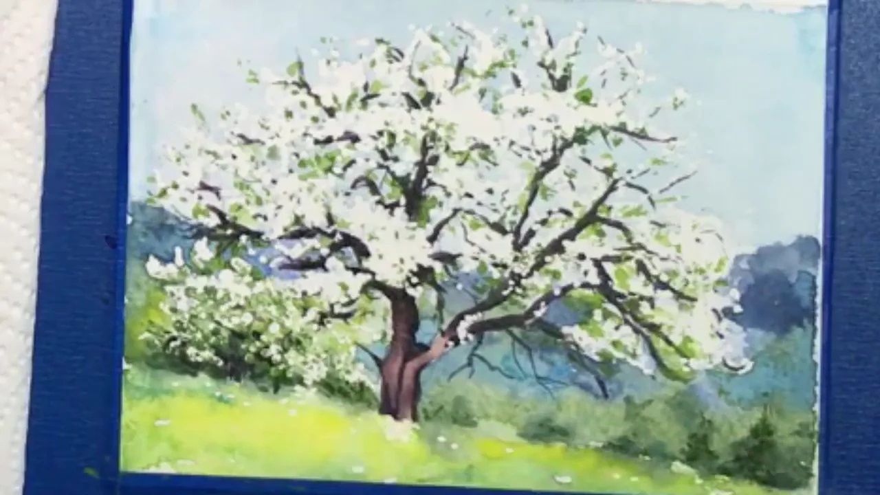 Spring Tree by Kelly Eddington, image size:1280x720