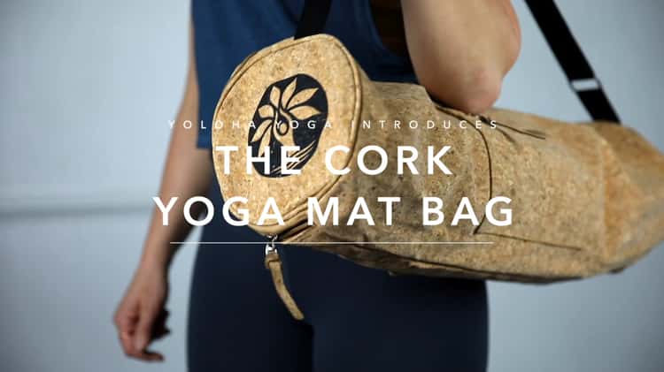 Cork Yoga Mat Bag by Yoloha on Vimeo