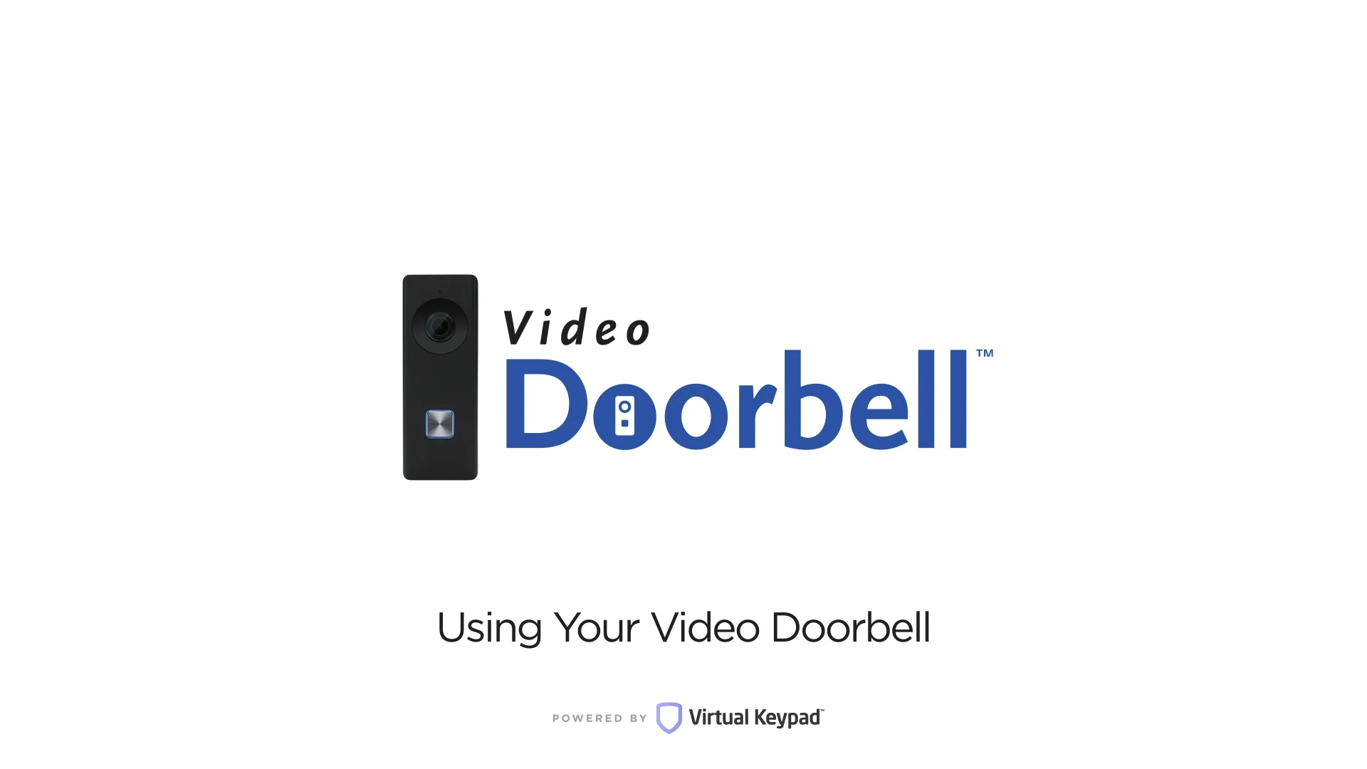 Video doorbell hot sale with keypad