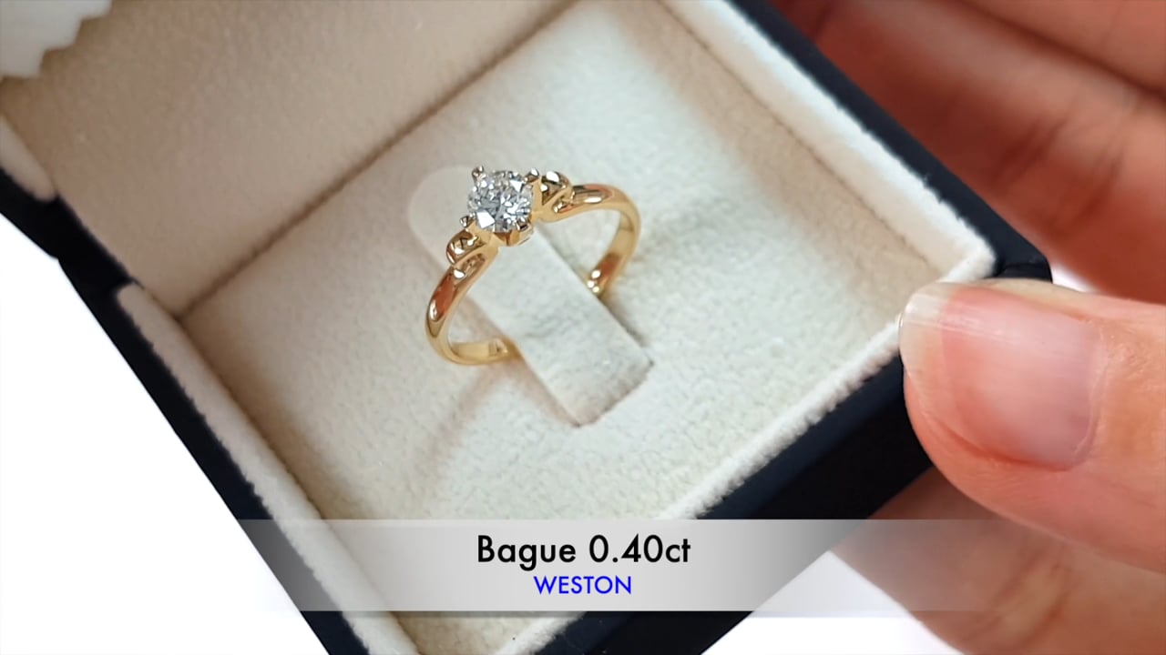 Bague de Fiançailles Weston 0.40 I Gemperles
