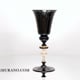 VASARI Black classic goblet with golden stem video