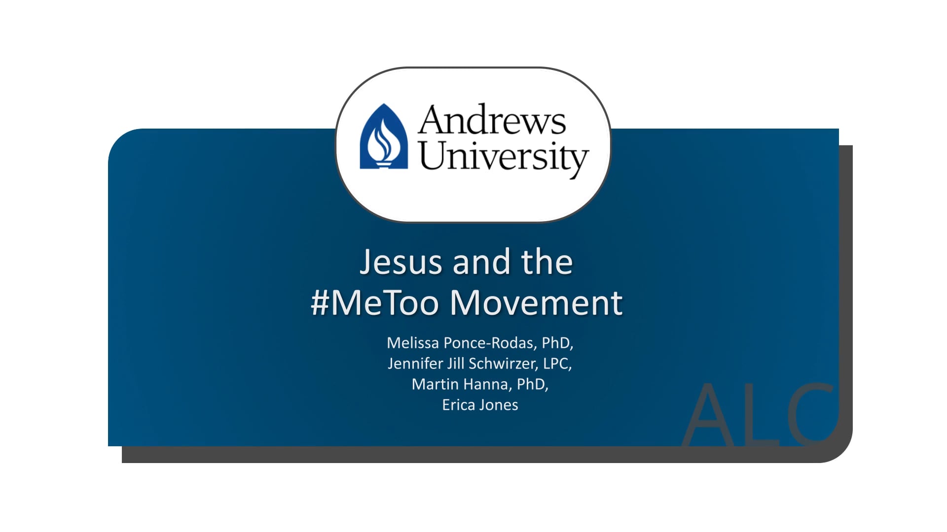 Jesus and the #MeToo Movement - Part 1