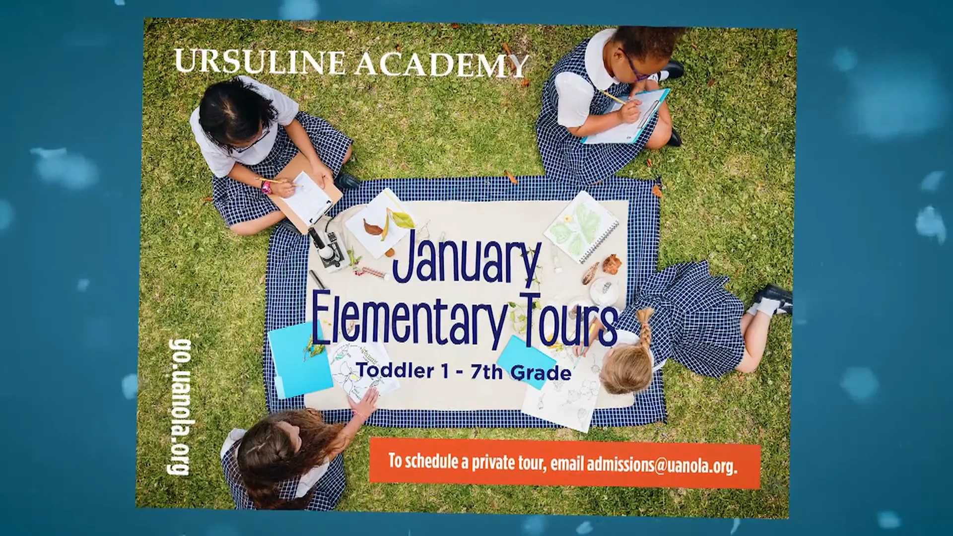 Ursuline Academy January 2020 Elementary Tours on Vimeo