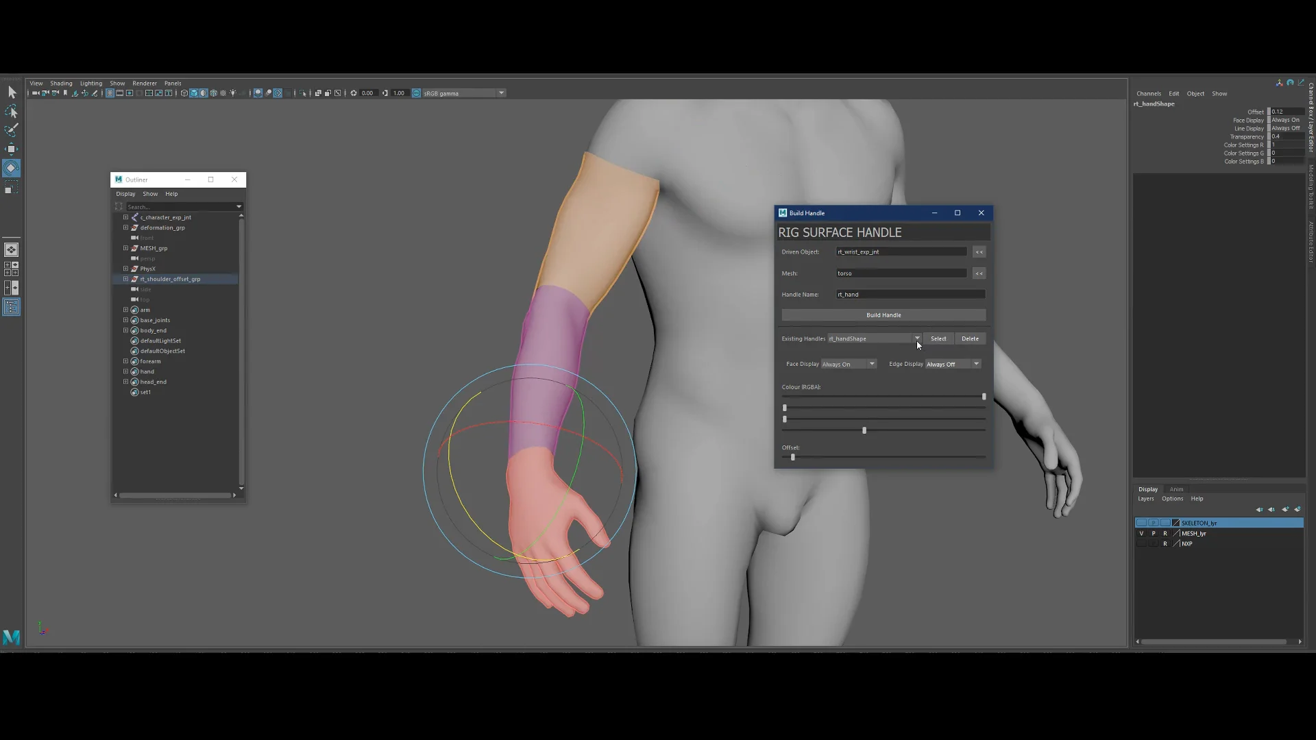 Surface Generated Rig Control on Vimeo