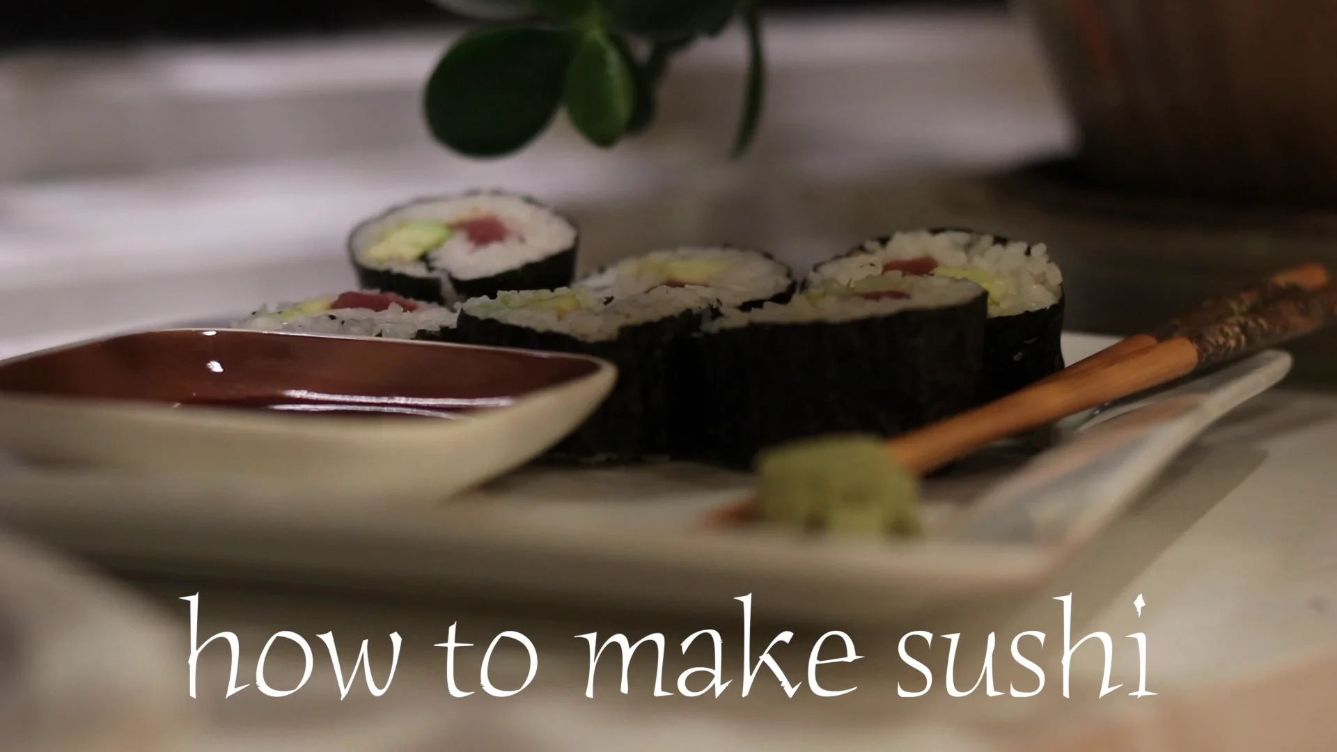 DIY Sushi at Home with a How-to Video