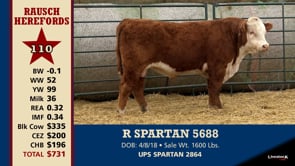 Lot #110 - R SPARTAN 5688