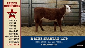 Lot #155 - R MISS SPARTAN 1279