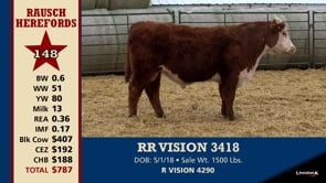 Lot #148 - RR VISION 3418