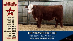 Lot #147 - GR TRAVELER 3138